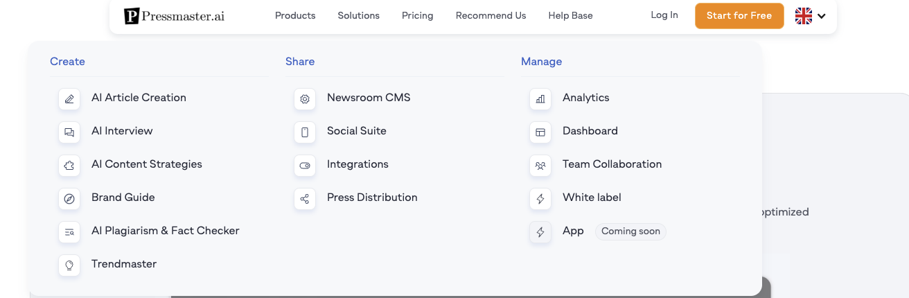 Pressmaster ai – Best Free AI Websites