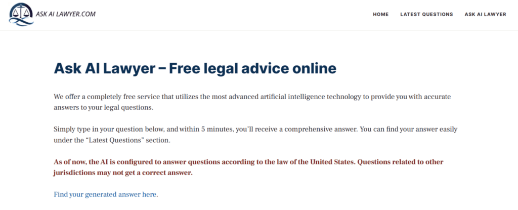Ask AI Lawyer