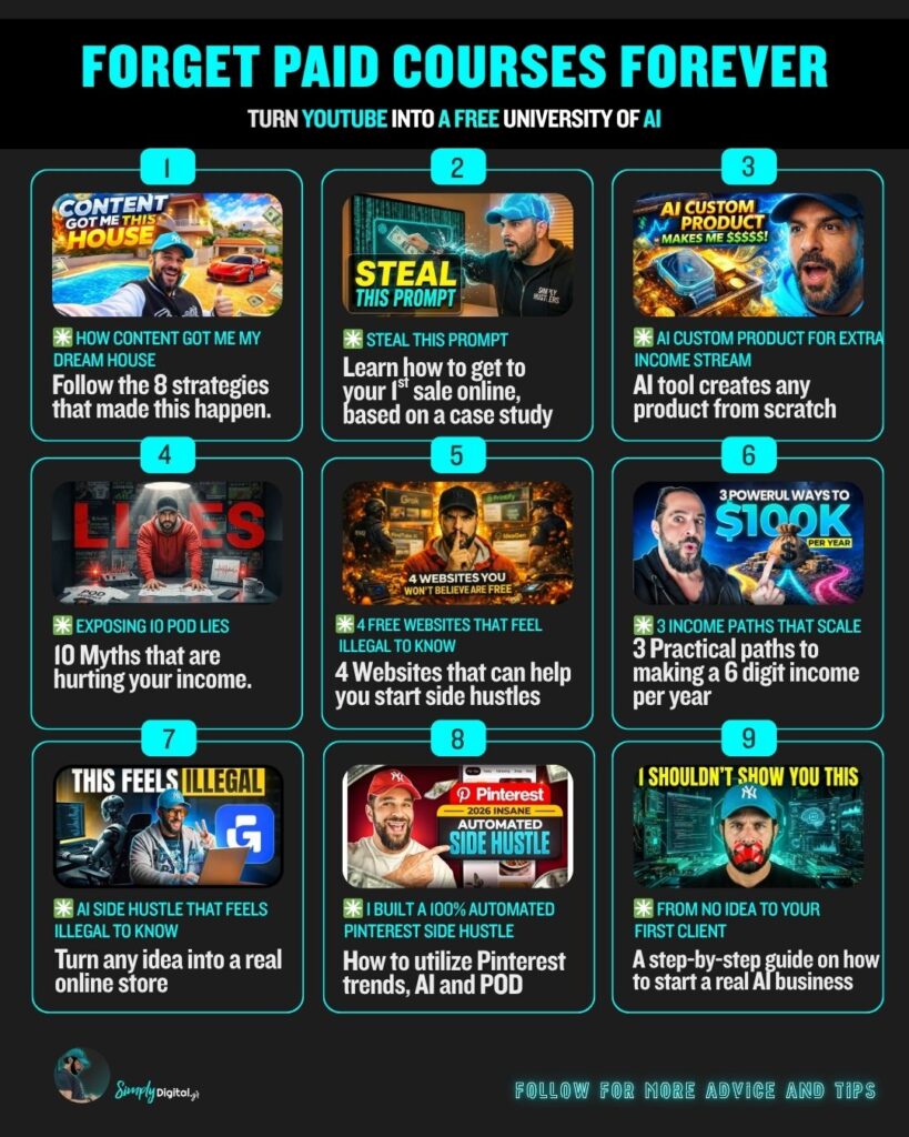 Forget Paid Courses – Turn YouTube into a FREE University of AI