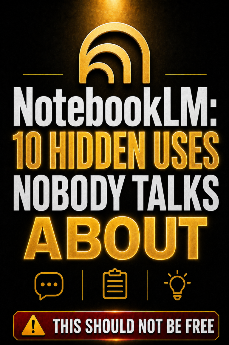 NotebookLM hidden uses