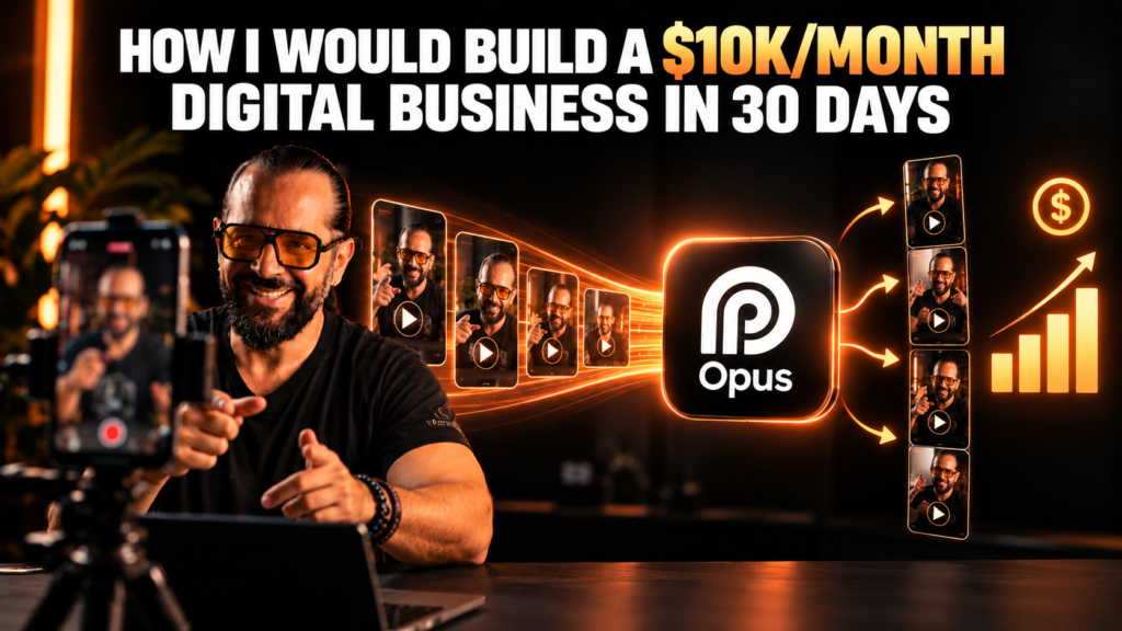 The Automated Content & Revenue Engine: How I would Build a $10K/Month Digital Business in 30 Days