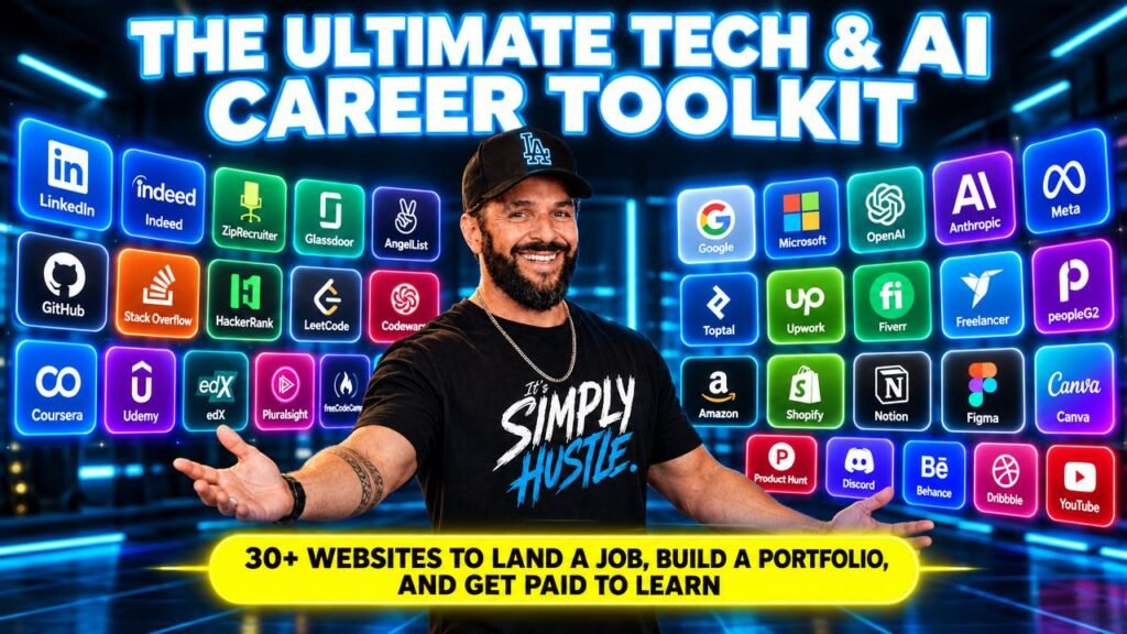 The Ultimate Tech & AI Career Toolkit: 30+ Best Websites for Jobs, Resumes & Skill Building